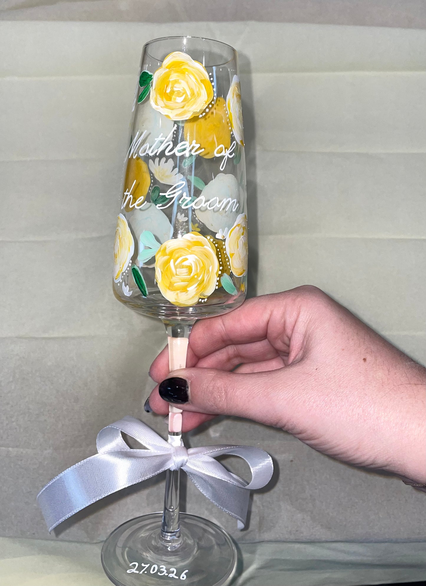 Personalised Champagne flutes