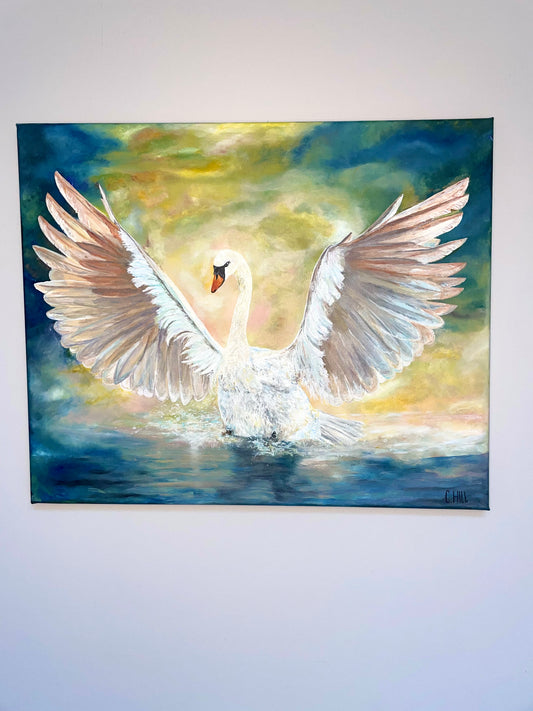 Wellingborough swan