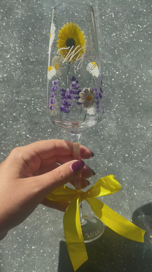 Personalised Champagne flutes